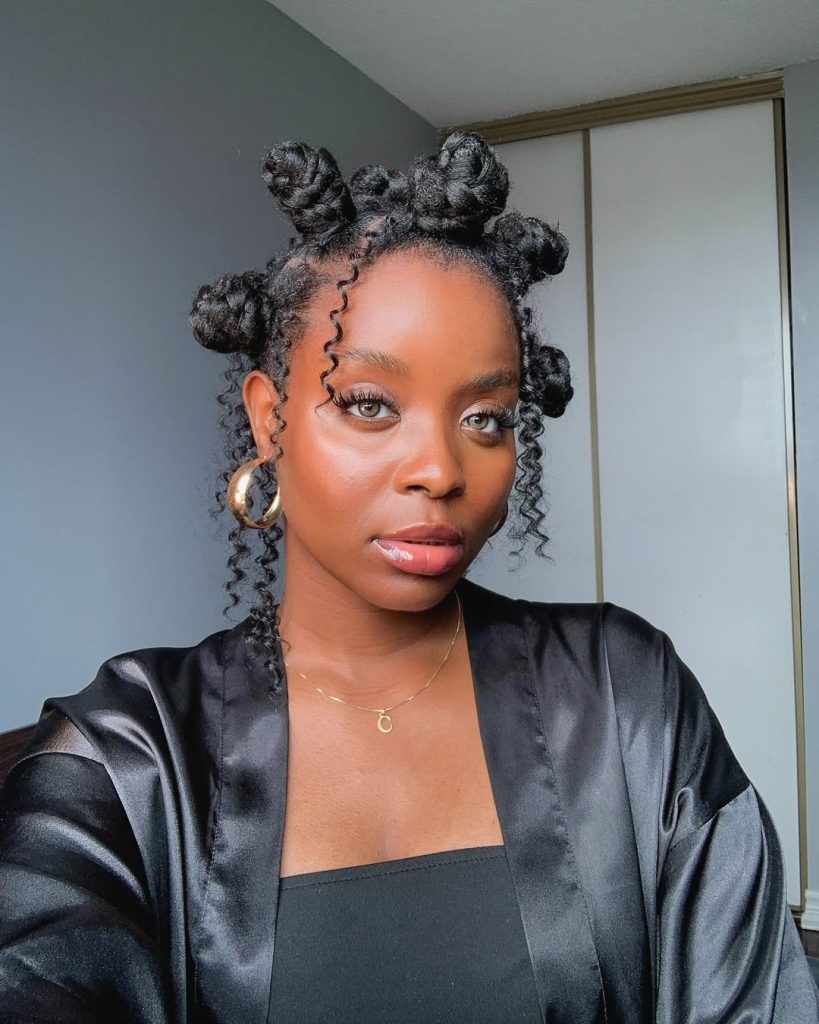 Bantu Knots hairstyle for Women – chizzoomm_ – 2