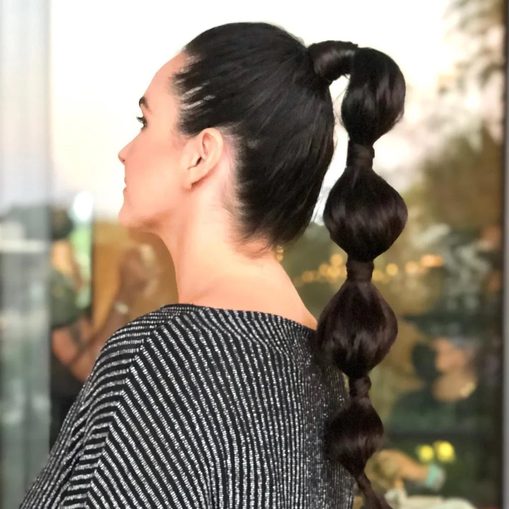 Bubble Ponytail Fun and Playful Credit