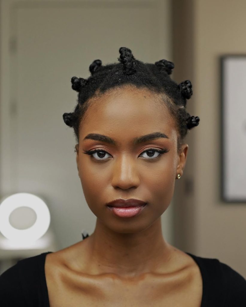 Bantu Knots Natural Hairstyles for Black Wom – gloryokings – 1