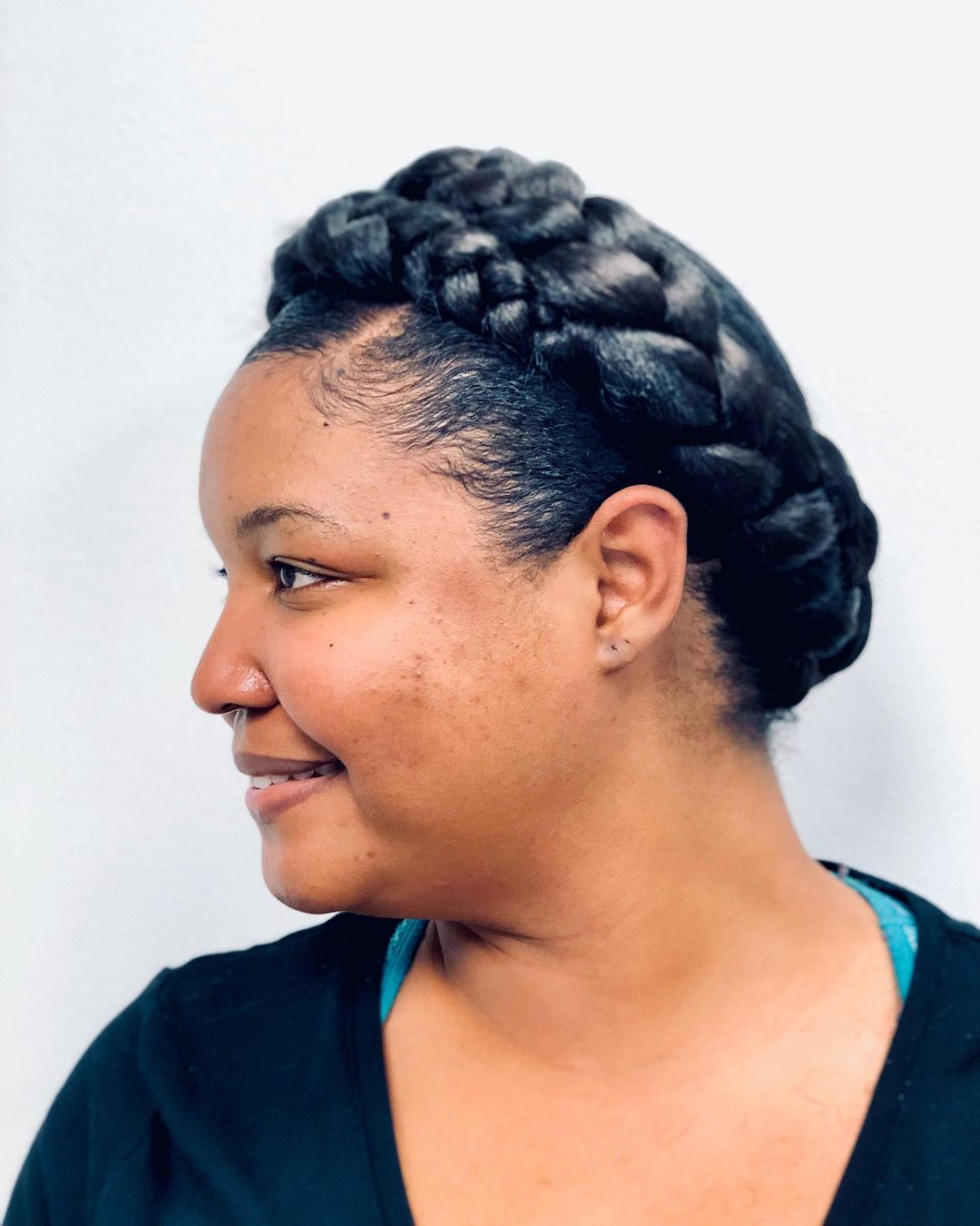 Halo Braid Natural Hairstyles for Black Wom – heartforhairsalon – 1