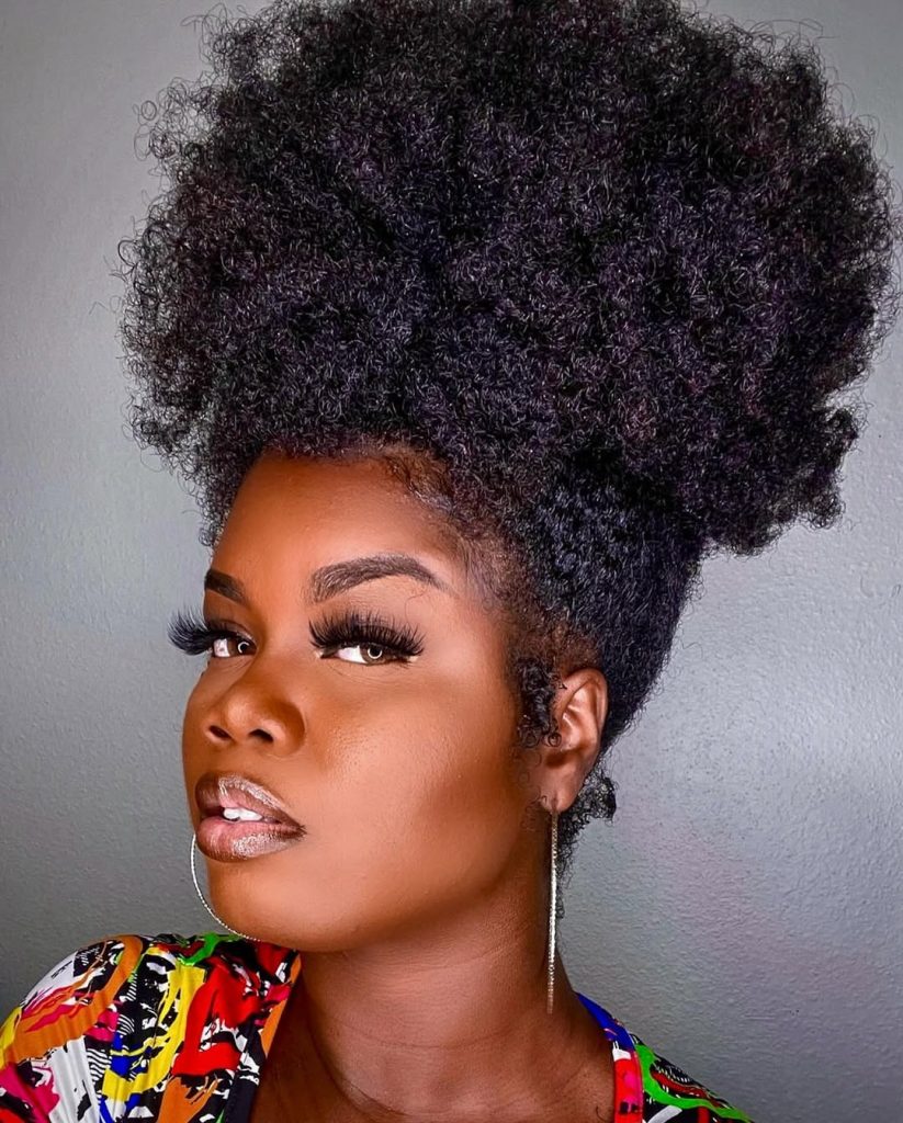 High Puff Out Natural Hairstyles for Black Wom  – _harrisjanae_ – 2