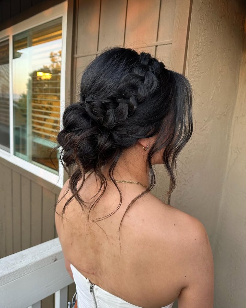 Boho Braided Updo Hairstyles for Bridesmaid Women – rachylkathleenhair – 2