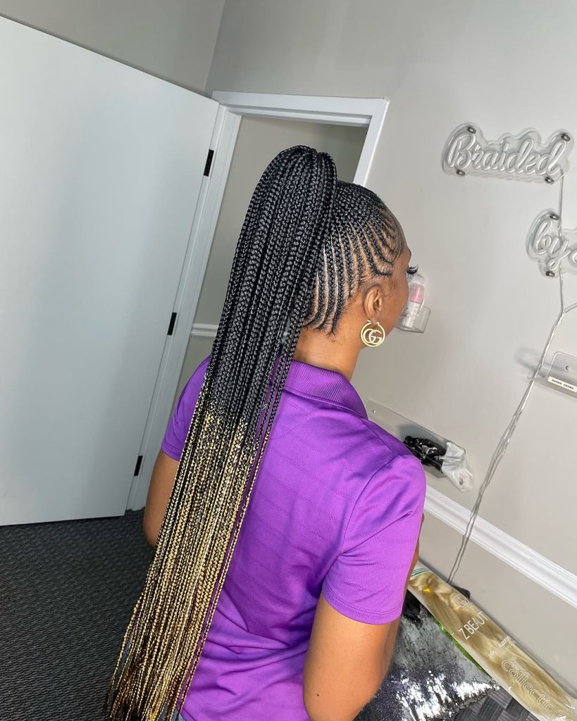 Braided High Ponytail Hairstyles for Women  – braided_by_kd – 1