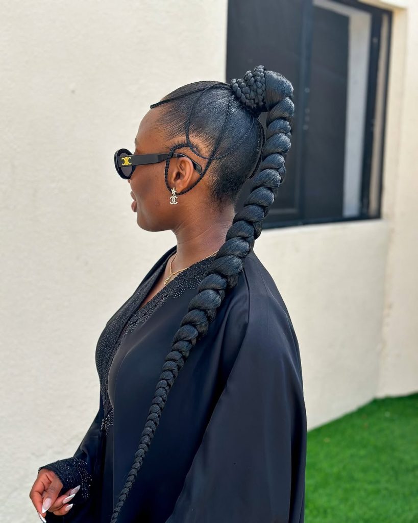 Braided Ponytail Hairstyles for Black Women  – adannamadueke – 1