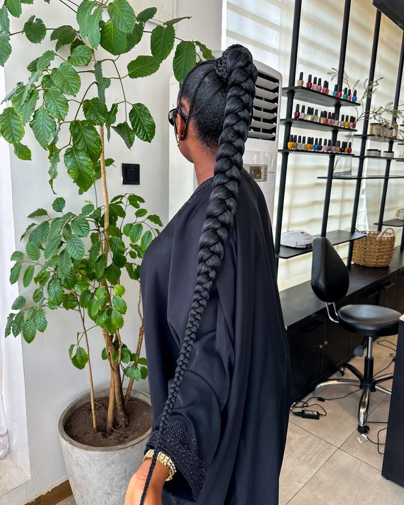 Braided Ponytail Hairstyles for Black Women  – adannamadueke – 2