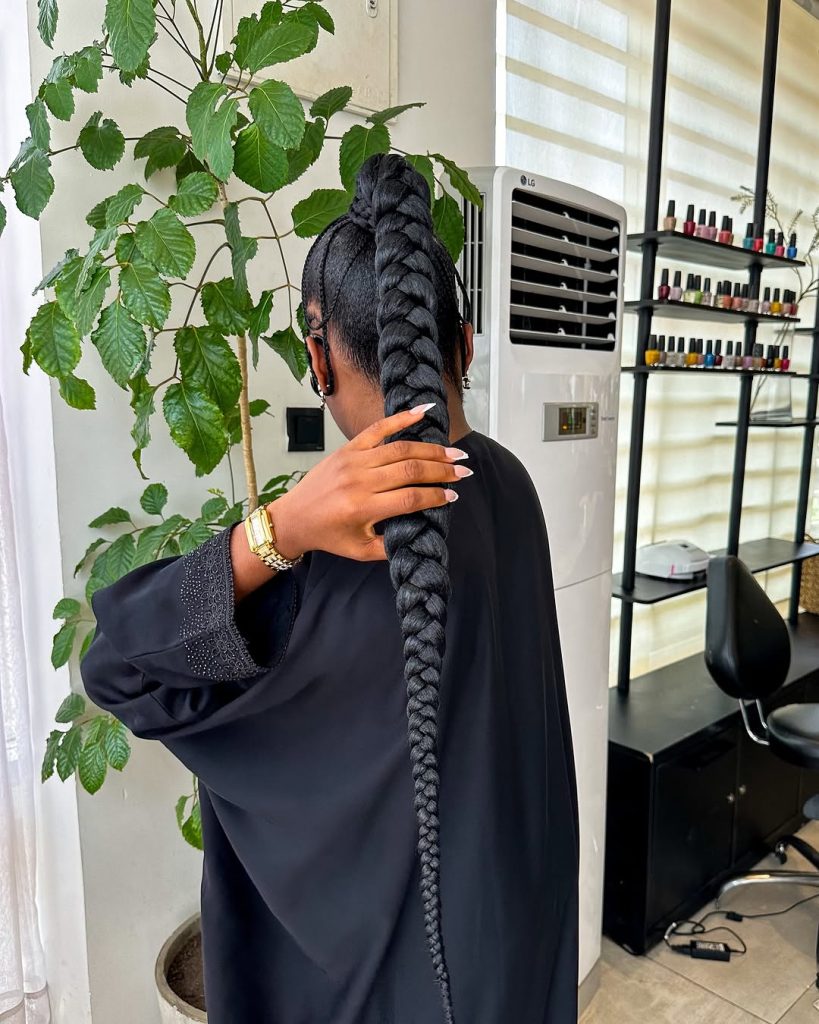 Braided Ponytail Hairstyles for Black Women  – adannamadueke – 3