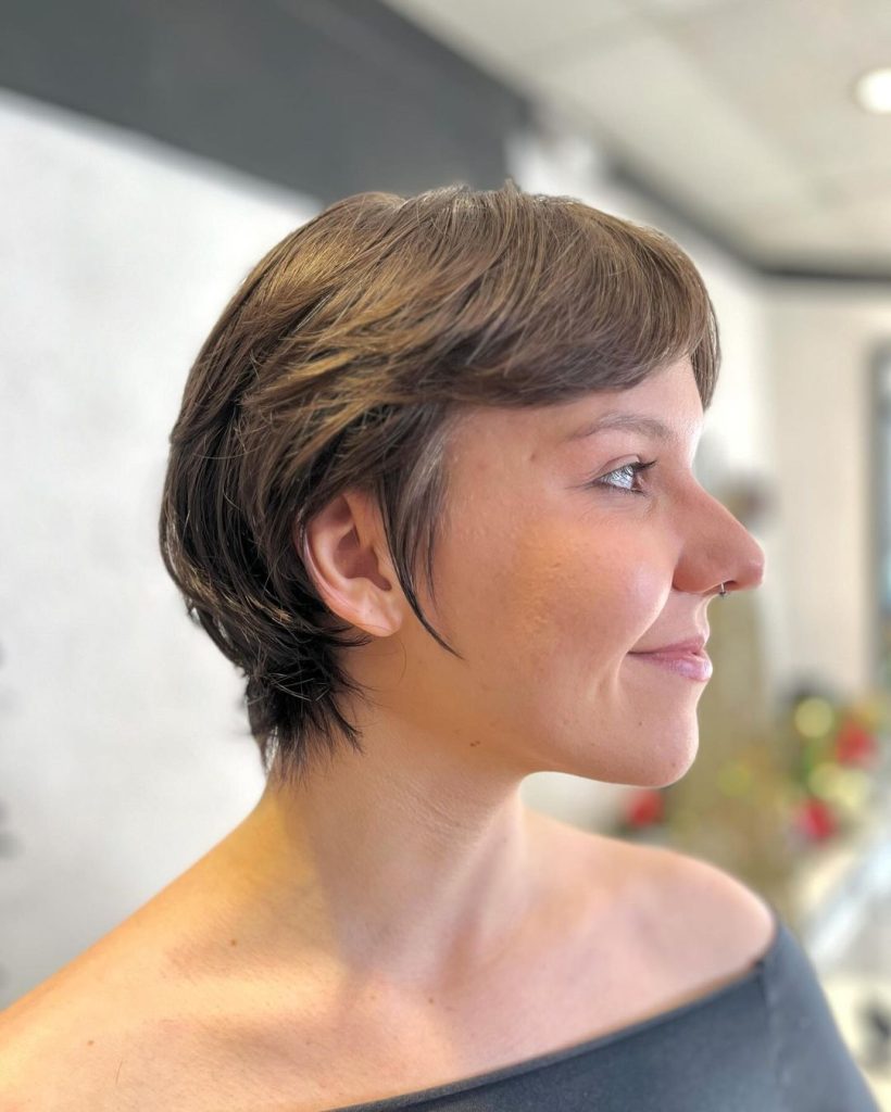 Feathered Pixie Hairstyles for Short Hair Women  – scissoredbyfig – 1