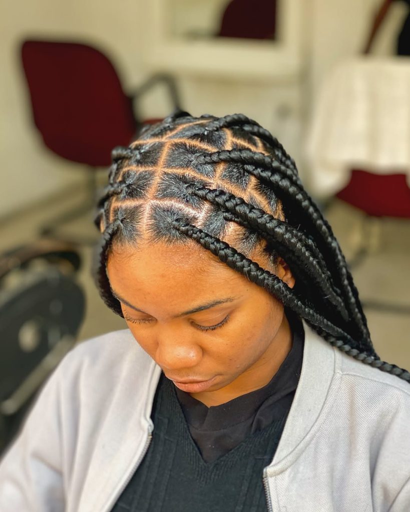 Jumbo Braids Hairstyles for Women  – glam_beauty_xperience – 1