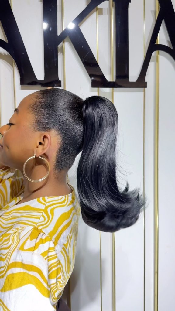 Retro Flip Ponytail Hairstyles for Women  – nakiabeautybar – 1