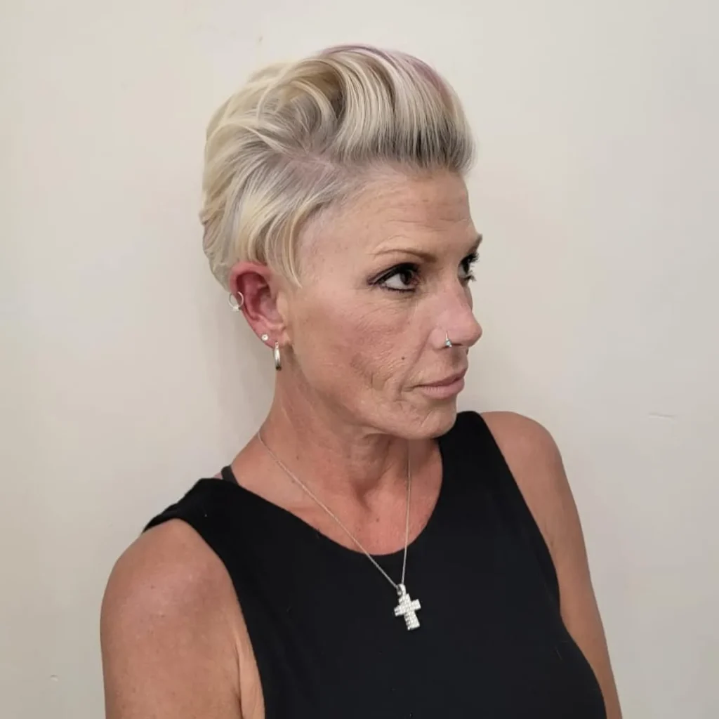 Faux Hawk Low Cut for women – vanessacarterhair -3
