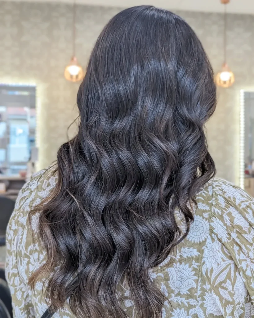 Relaxed Hair with Beach Waves for women – milkhairhamilton –  2