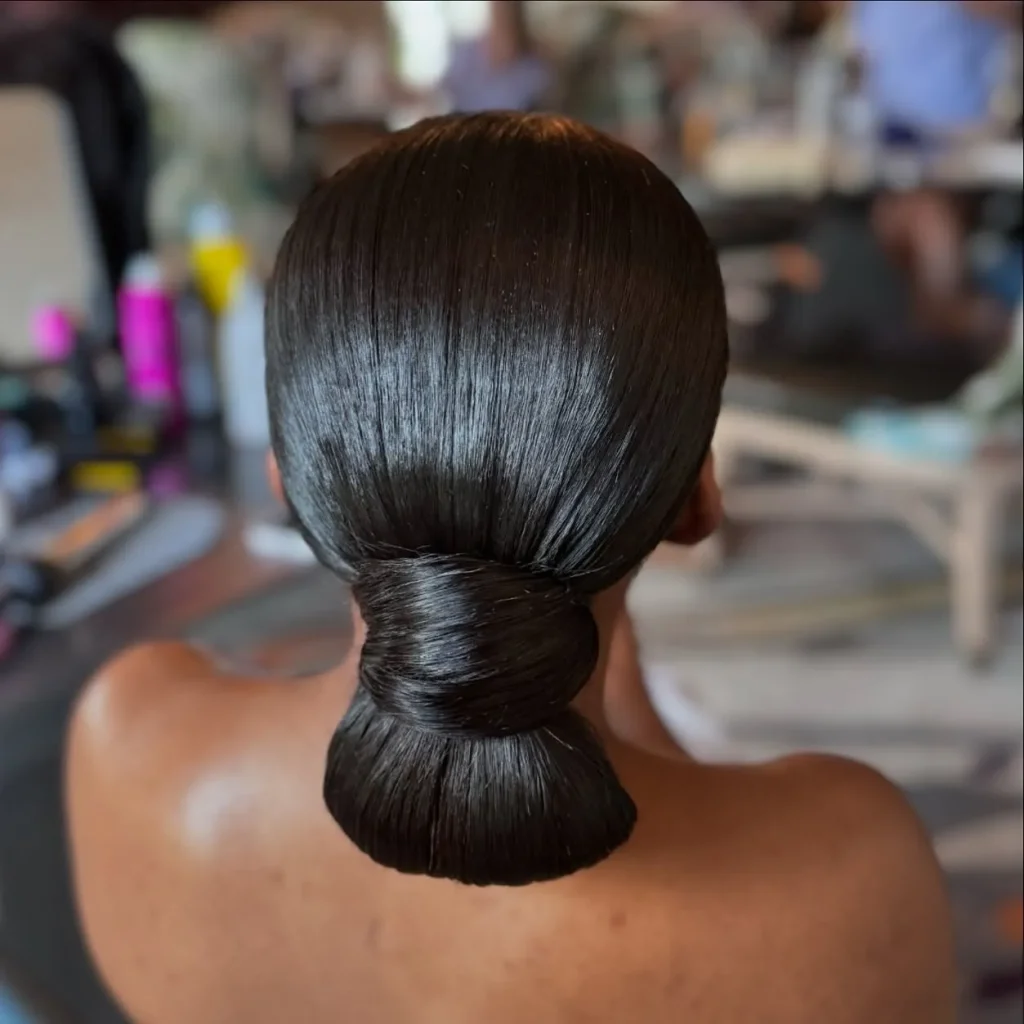 Sleek Low Bun for women- inga_iamlit