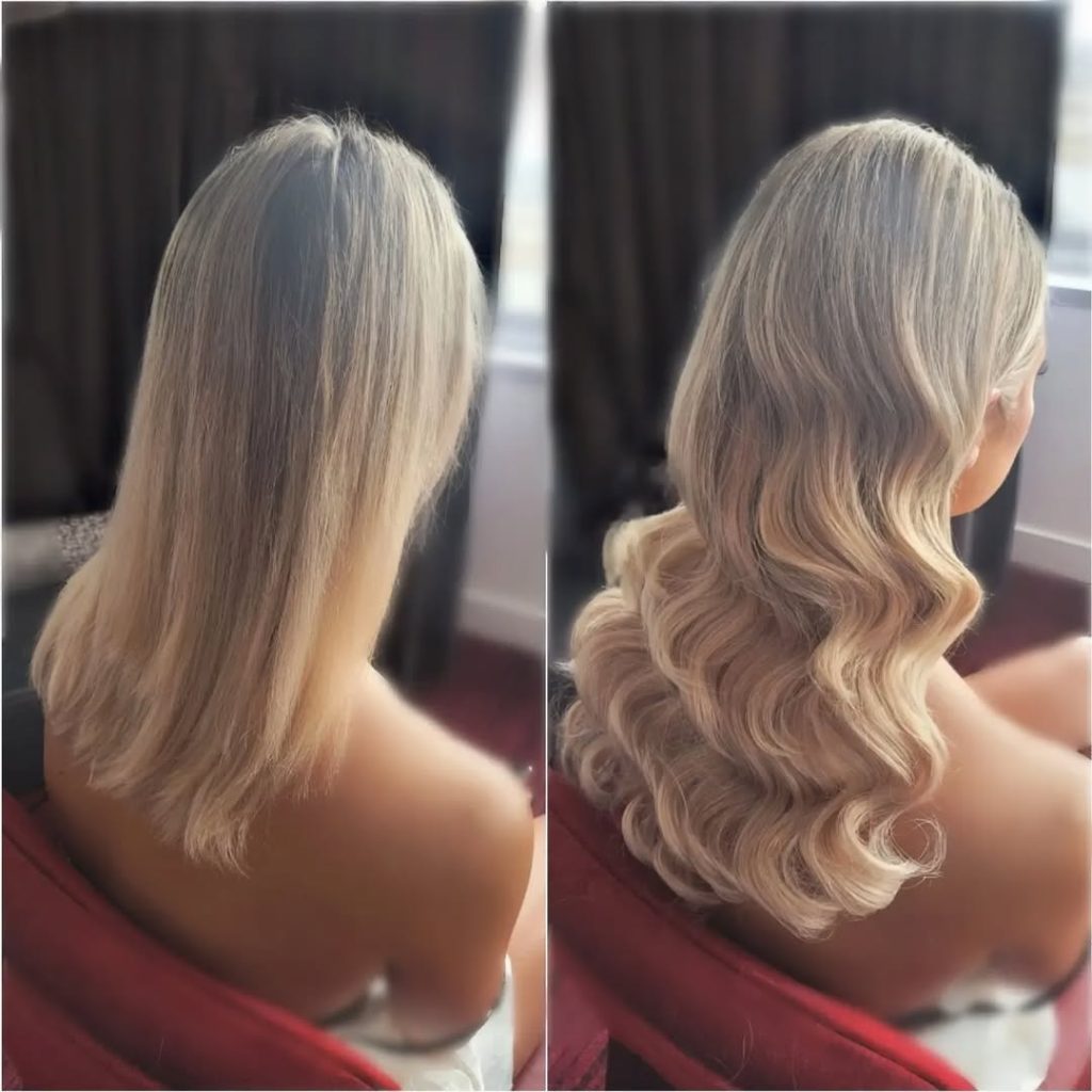 Soft Hollywood Waves Hairstyles for Medium Length Hair Women – phillyhair – 1