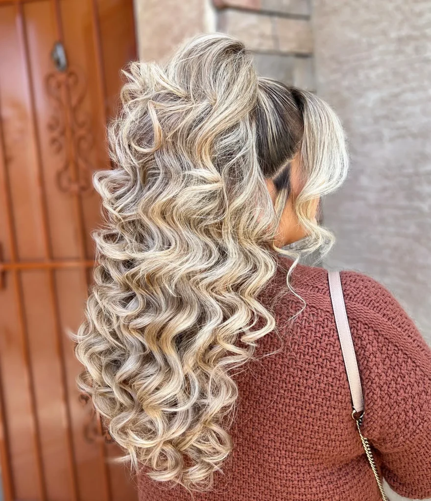 Half-Up, Half-Down with Curls for women – beautybynaitzy