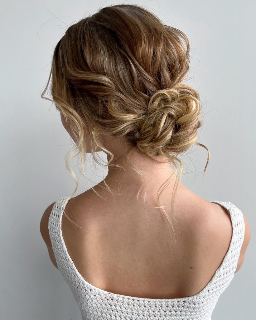 Low Chignon for women – bridalhaircollective