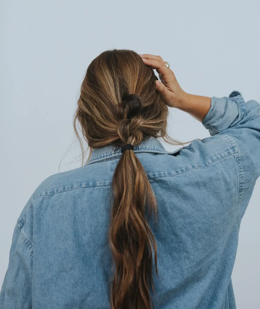 Low Knotted Ponytail for women – barbdoeshair